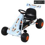 Gokart auto na pedale s ručnom kočnicom i podesivim sjedalom, za djecu