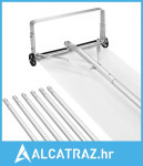 Grablje za snijeg s krova, aluminijska oštrica 22 cm, podesiva strugal