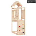 Igraći Toranj Smeđa 53 x 110,5 x 214 cm Čvrsto borovo drvo