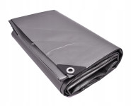 IZNIMNO ČVRSTA VODOOTPORNA SREBRNO - CRNA CERADA 2x3 METARA, 280g/m2