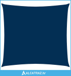 Jedro protiv sunca od tkanine četvrtasto 4,5 x 4,5 m plavo - NOVO
