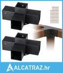 Komplet nosača za pergolu 10,2 cm x 10,2 cm, unutarnja veličina 9,1 cm