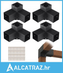 Komplet nosača za pergolu 10,2 cm x 10,2 cm, unutarnja veličina 9,1 cm