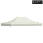 Krov za šator za svadbe - šator za zabave 4,5 x 3 m krem 270 g/m²