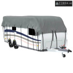Krovni pokrivač karavana sivi 700x300 cm netkana tkanina - 700 x 300 c
