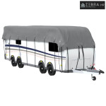 Krovni pokrivač karavana sivi 900x300 cm netkana tkanina - 900 x 300 c