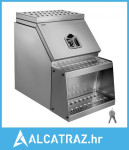 Kutija za alat za kamione, 457 x 695 x 645 mm, teška aluminijska kutij