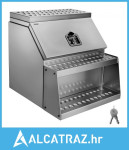 Kutija za alat za kamione sa stepenicama, 610 x 695 x 645 mm, teška al