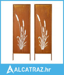 Metalna pregrada za privatnost, 50 x 160 cm samostojeća moderna ograda