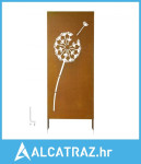 Metalna pregrada za privatnost, 61 x 160 cm Samostojeća moderna ograda