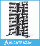Metalna zaštitna ograda za privatnost, 122 cm Š x 183 cm V, Vanjske za