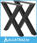 Metalne noge za stol 28,4 x 29,9 inča Crne noge za stol Vrhunske čelič