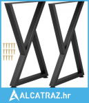 Metalne noge za stol u obliku slova Z, noge za blagovaonski stol, 28&q