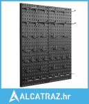 Metalne ploče s rupicama, 24" x 12", 2 ploče, zidni organiza