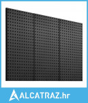 Metalne ploče s rupicama, 24" x 12", 3 ploče, zidni organiza