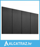 Metalne ploče s rupicama, 24" x 12", 4 ploče, zidni organiza