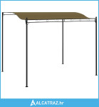 Nadstrešnica 3 x 2,4 m smeđe-siva 180 g/m² - NOVO