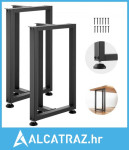 Noge za stol, 740 x 450 mm (V x Š) Čelične noge za namještaj u obliku