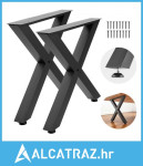 Noge za stol, 750 x 790 mm (V x Š) Čelične noge za namještaj, Modularn