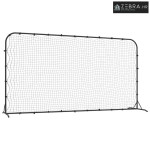 Nogometna mreža za odbijanje crna 366 x 90 x 183 cm HDPE