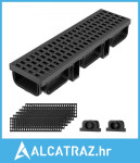 Odvodni kanal za jarak, 510 x 140 x 90 mm, 6 linearnih odvodnih kanala