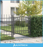 Ogradna vrata EMMEN 100 x 100 cm Čelik s praškastim premazom - NOVO