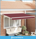 Okvir tende Tamno crvena 250 x 200 cm Poliester s PU premazom - NOVO