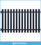 Panel za ogradu antracit 170,5 x 150 cm čelik obložen prahom - NOVO
