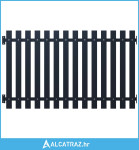 Panel za ogradu antracit 170,5 x 75 cm čelik obložen prahom - NOVO