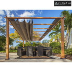 Paragon Outdoor - Aluminijska pergola Florenz s podesivim jedrima - 35