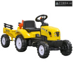Pedalni traktor s prikolicom, alatima, sirenom, za djecu od 3 godine i