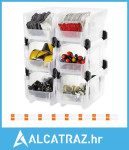 Plastične kutije za pohranu koje se mogu slagati, 37,7 x 21,5 x 18 cm