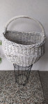 Pletena košara bijela 8eur