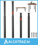 Podesive noge za stol, čelične noge za namještaj 710-1100 mm, maksimal