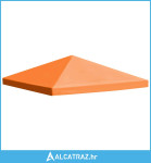 Pokrov za sjenicu 310 g/m² 3 x 3 m narančasti - NOVO