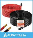 Produžni kabel za solarne panele, 19,81 m crni + 19,81 m crveni, 10 AW