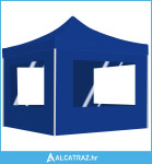 Profesionalni sklopivi šator za zabave 3 x 3 m plavi - NOVO