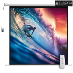 Projektorsko platno 176,5 x 176,5 cm (85 inča) 1:1 HD 4K roll-up platn