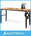 Radni stol podesiv visine, 122 cm Š X 61 cm D 97 cm V, garažni stol s