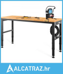 Radni stol s podesivom visinom 121,9 cm D x 50,8 cm Š s utičnicom - NO