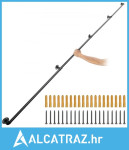 Rukohvat za stepenice od cijevi, rukohvat za stepenice 396,2 cm, nosiv