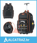 Ruksak za alat na kotačiće, nosivost 45,5 kg, 72 džepa, teška torba za