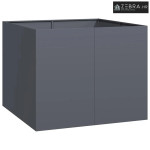 Sadilica antracit 100x100x80 cm od čelika - Antracit 100 x 100 x 80 cm
