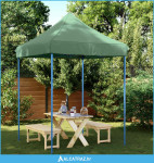 Šator za zabave Zelena 200 x 200 x 306 cm Oxford tkanina - NOVO