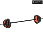 Set utega 20 kg, uklj. 6 ploča za utege, 2 x 5 kg, 2 x 2,5 kg, 2 x 1,2