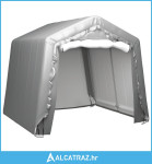 Skladišni šator 240 x 240 cm čelični sivi - NOVO