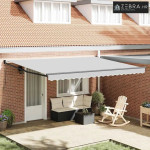 Sklopiva konstrukcija tende Antracit 400 × 300 cm Aluminij