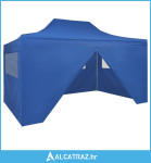 Sklopivi Pop-up Šator sa 4 Panela 3x4,5 m Plavi - NOVO