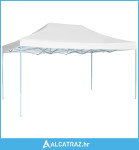 Sklopivi šator za zabave 3 x 4,5 m bijeli - NOVO