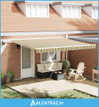 Skrovita tenda s 450 ×350 cm tkanina - NOVO
